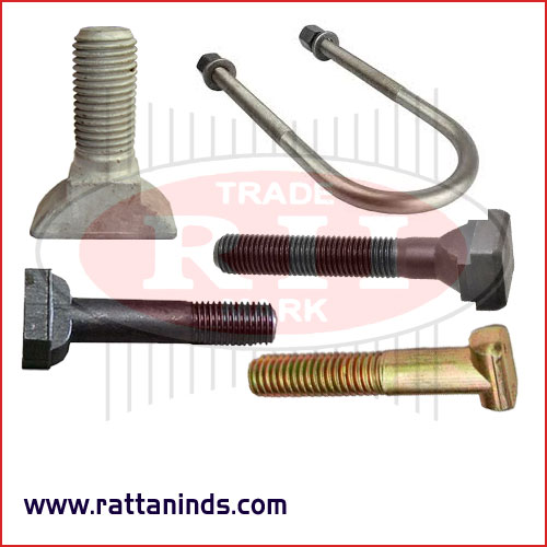 tbolts slotted bolts ubolts forged t bolts manufacturers exporters in India Punjab Ludhiana