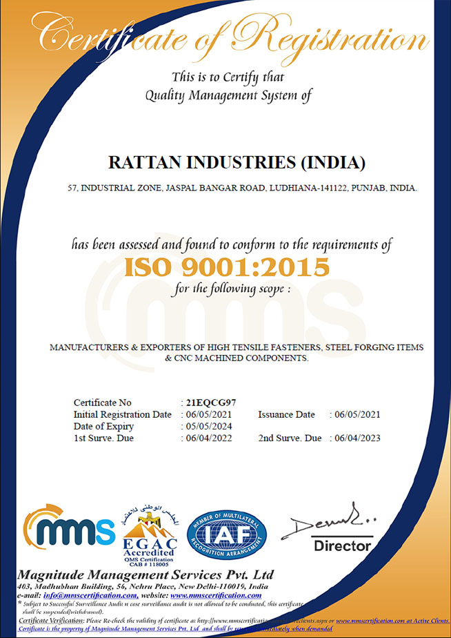 rattan industries India - Hot forging Products forged components manufacturers in india punjab ludhiana