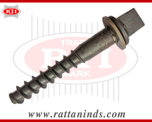 Railway Spike Screws railway fasteners manufacturers exporters india punjab ludhiana