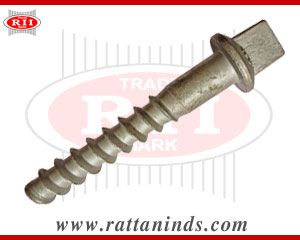 Railway Spike Screws railway fasteners manufacturers exporters india punjab ludhiana