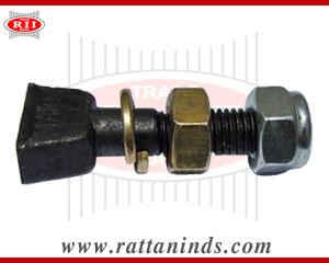 Railway Sleeper Bolt railway fasteners manufacturers exporters india punjab ludhiana