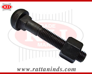 Round Head Bolt railway fasteners manufacturers exporters india punjab ludhiana