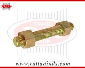 threaded studs with hex nuts manufacturers exporters in india