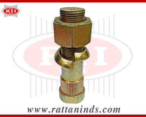 Wheel Hub Bolt with Hex Nut manufacturers in india forged tbolt exporters india punjab ludhiana